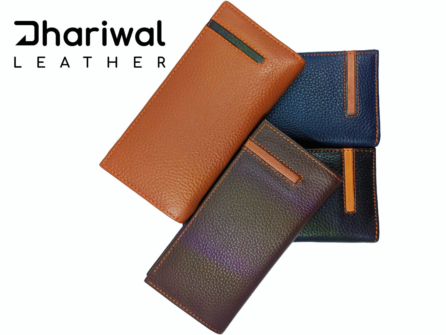 LONG Milled leather Wallet.