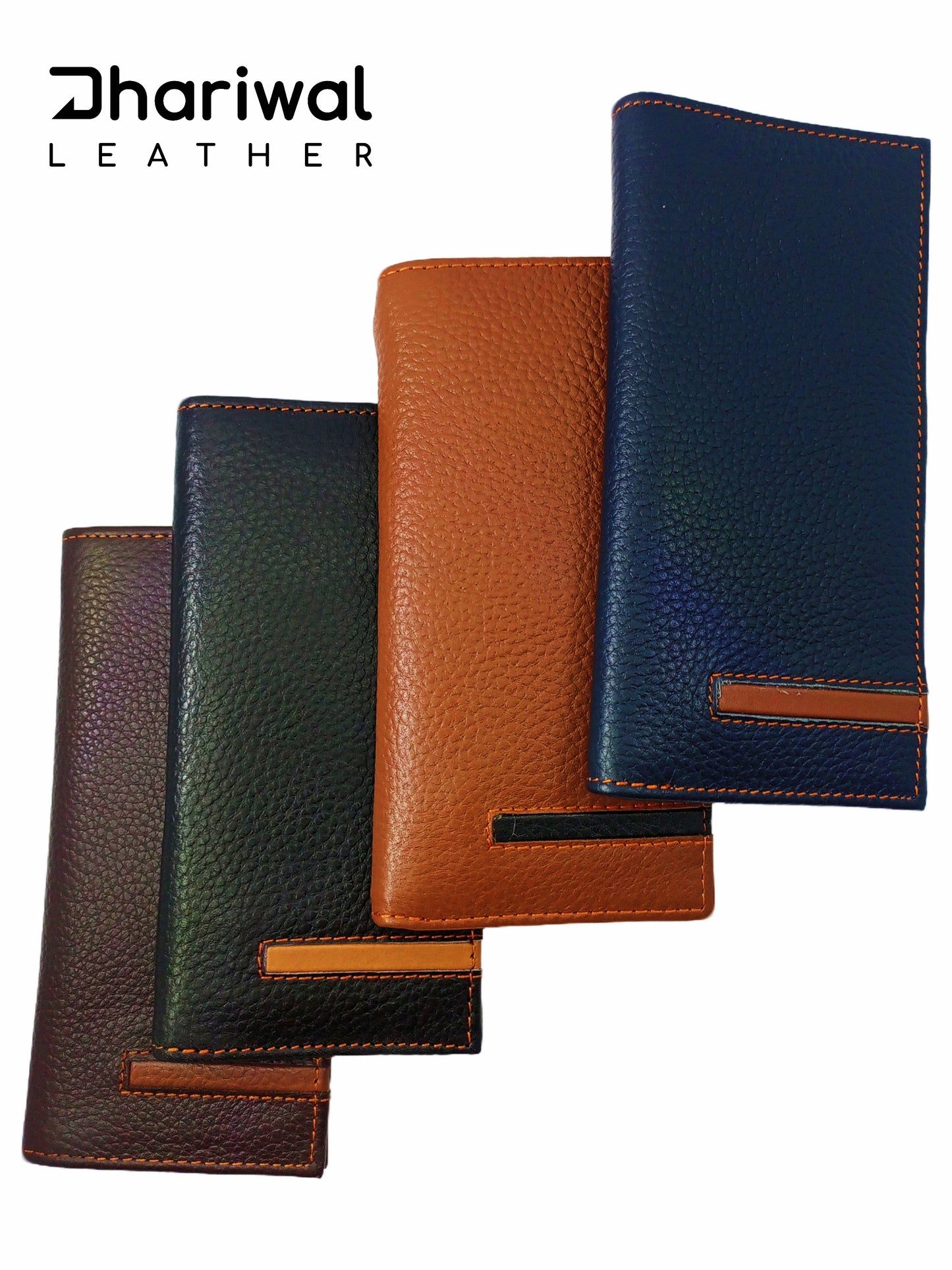 LONG Milled leather Wallet.