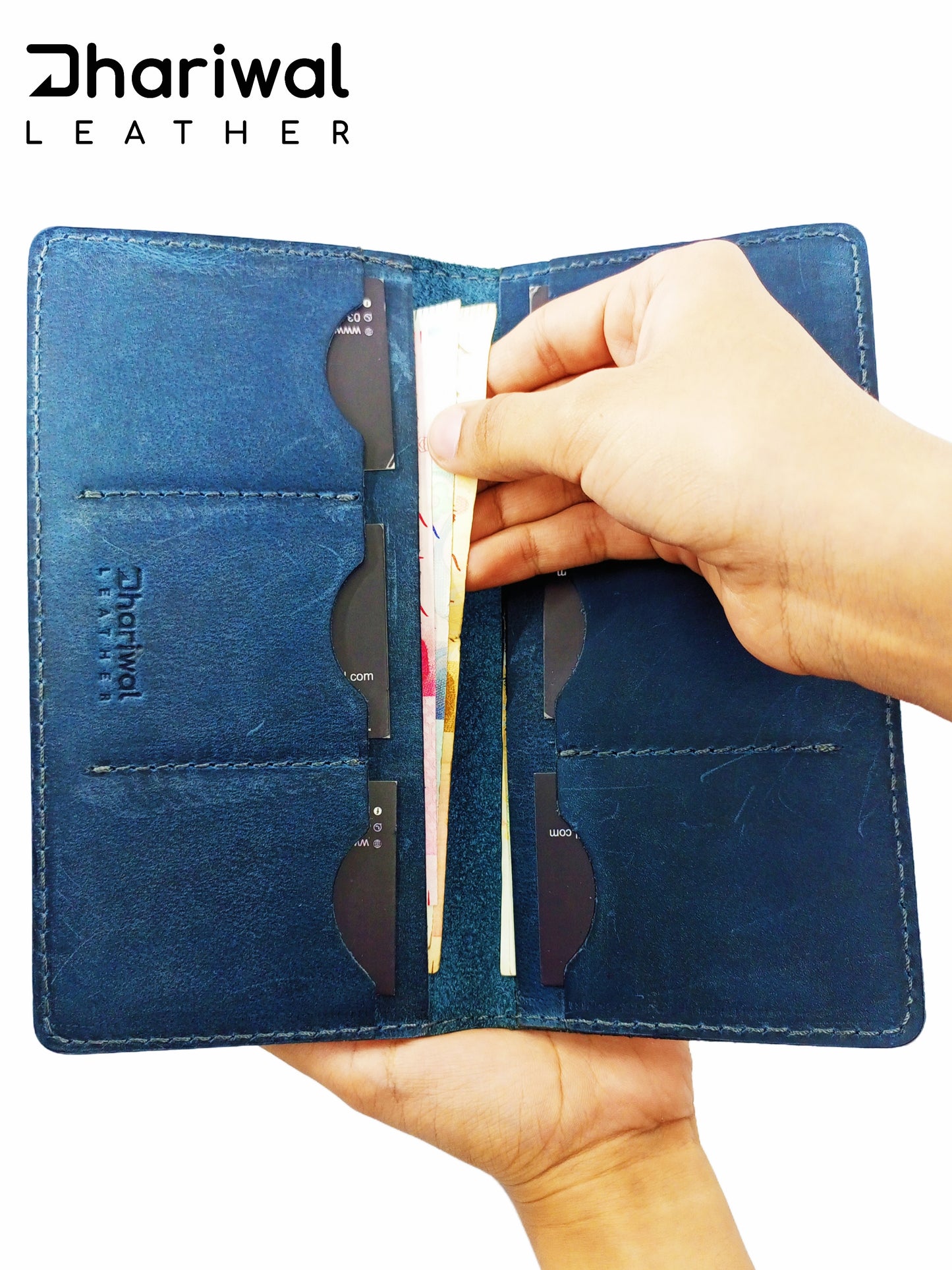 LONG Pull up leather Wallet.