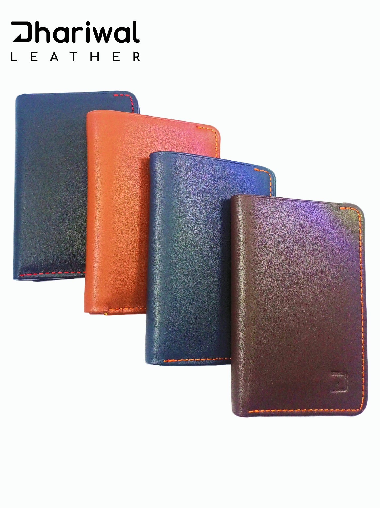 SLIM Aniline finished Multi Color Wallet.