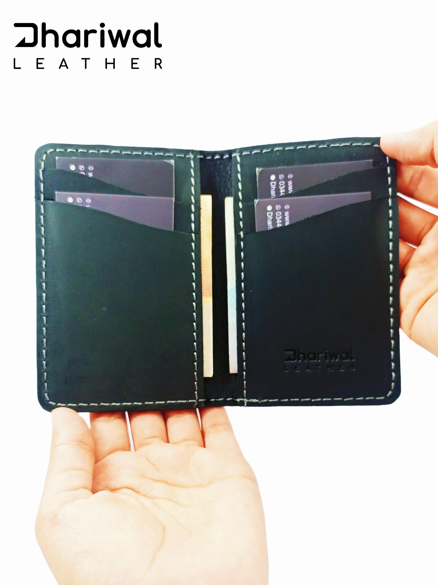 SLIM Pull-up Leather Wallet.