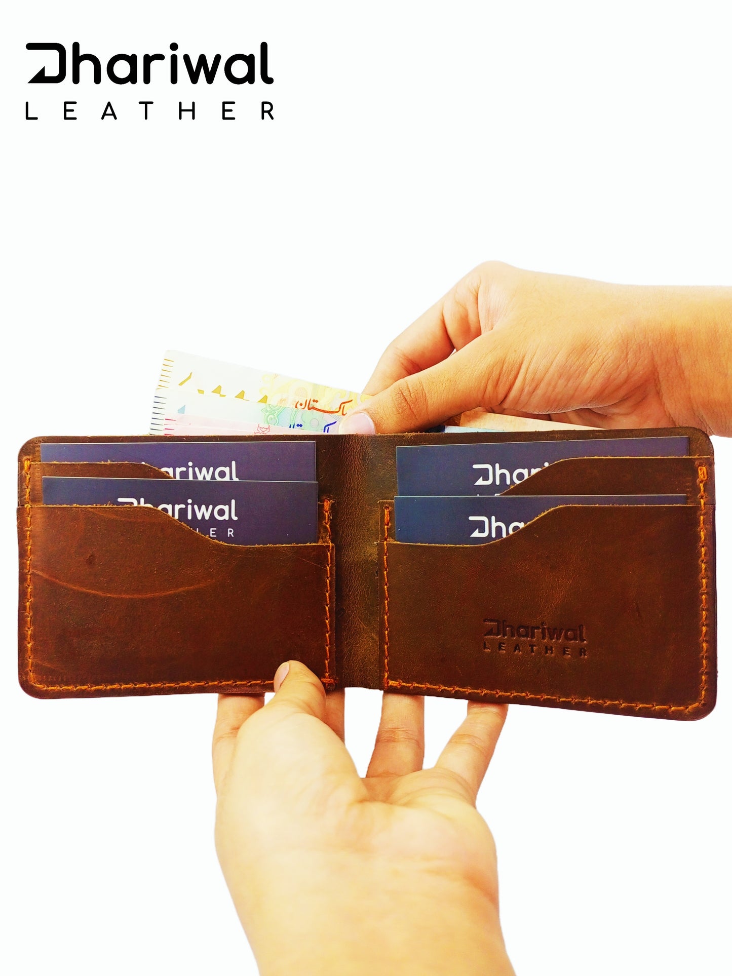 SLIM Crazy horse Wallet.